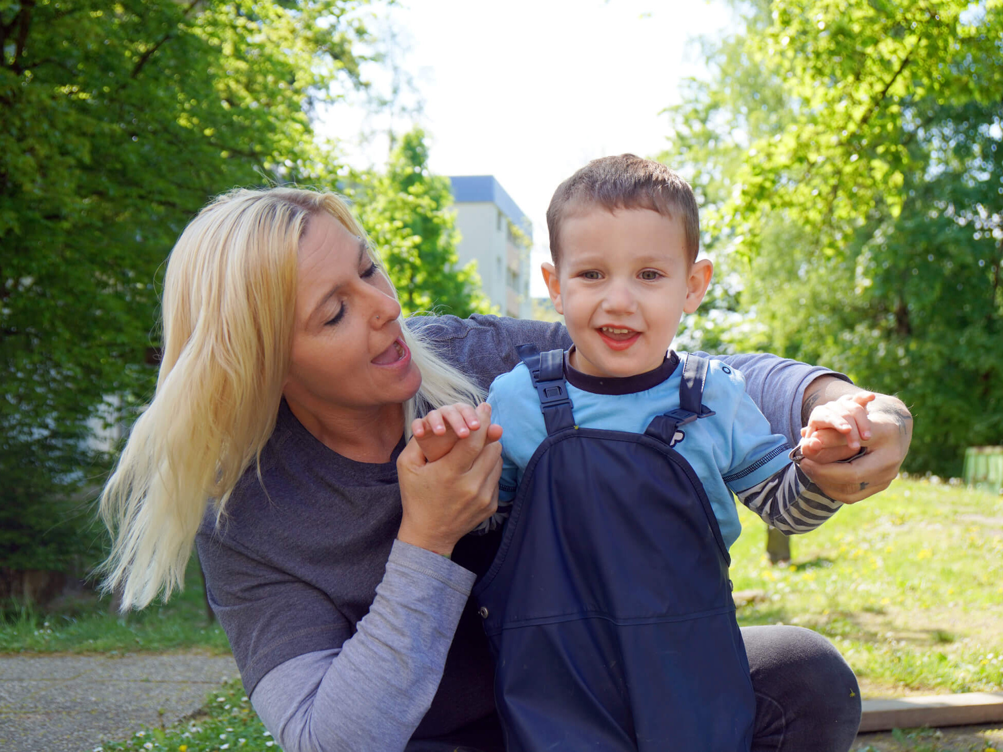 Hoffnungsträgerinnen Claudia und Matteo